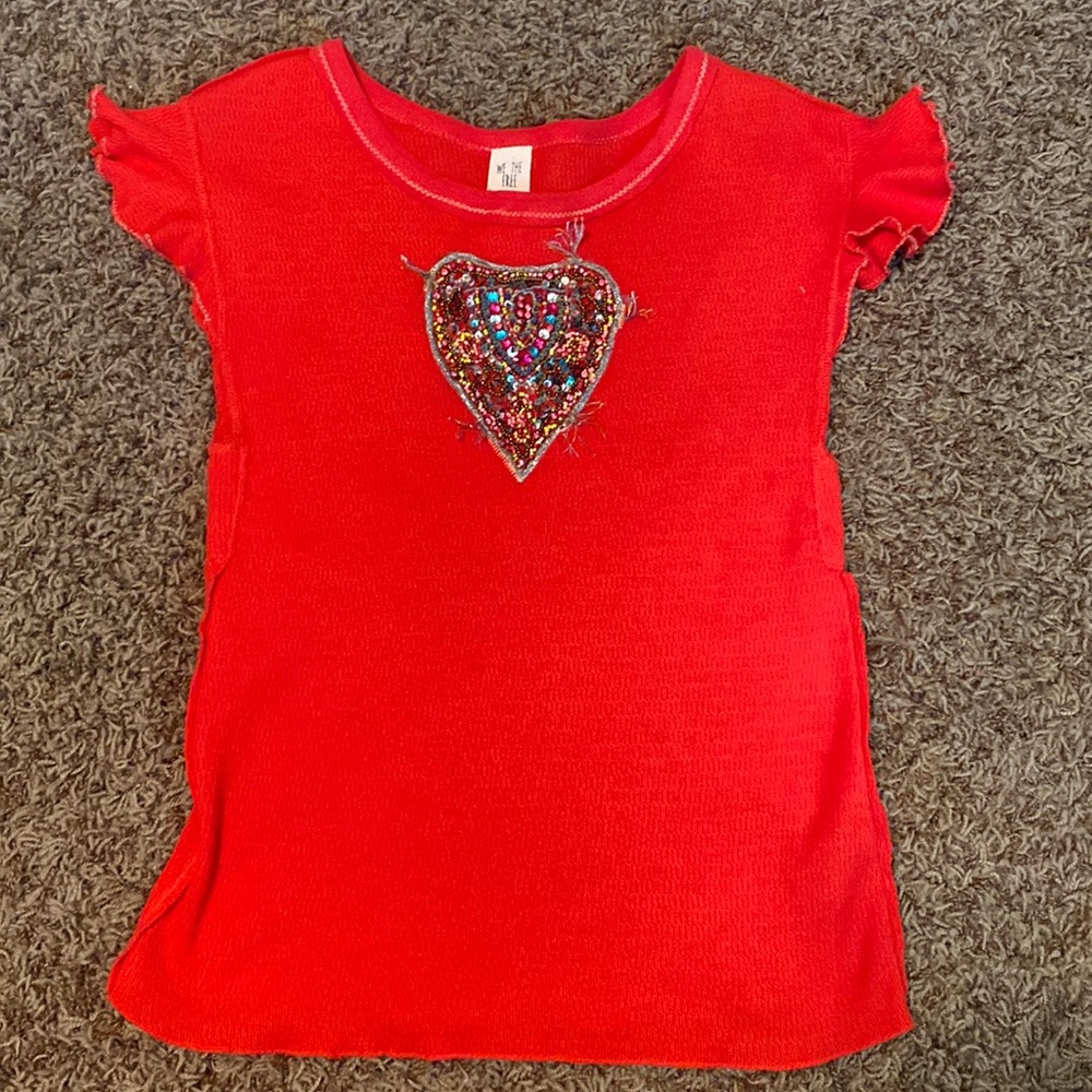Free people short sleeve shirt